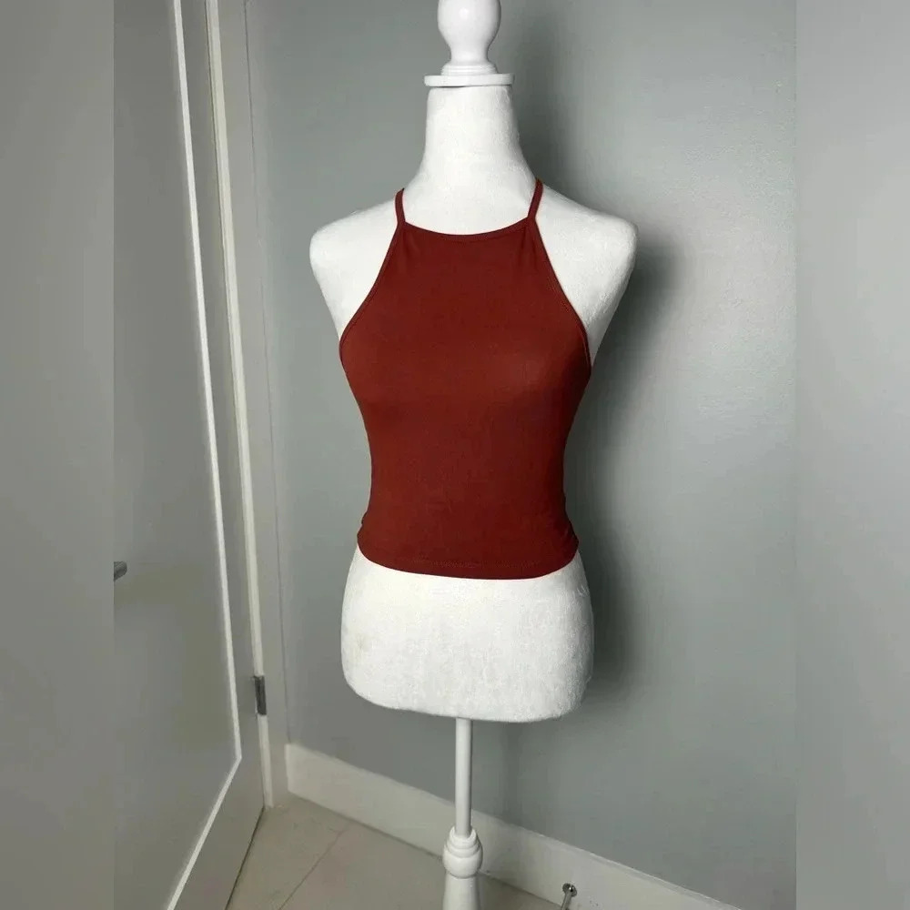 NA-KD Square Neck Open Back Tank
